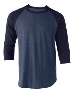 Tultex - Unisex Fine Jersey Raglan T-Shirt - 245
