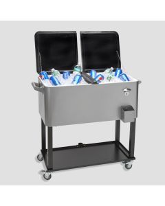 Rolling Cooler Vending Cart