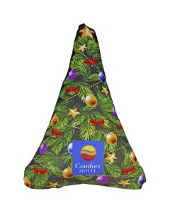 Christmas Tree Shaped Sublimated Pillow