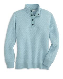 Southern Tide Women's Makenzie Heather Quilted Pullover