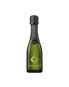Etched Mini Nicolas Feuillatte Brut with 1 Color Fill