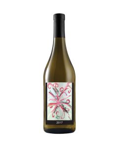 Labeled Chardonnay White Wine with Full Color Custom Label