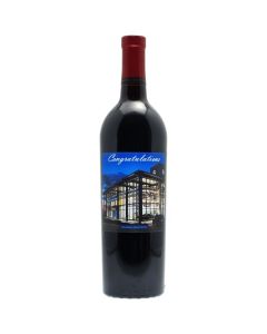 Labeled Cabernet/ Merlot Red Wine 1.5L with Full Color Custom Label