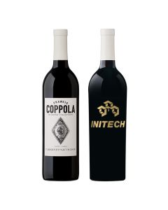 Etched Coppola Cabernet with 1 Color Fill