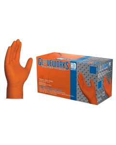 AMMEX® - Gloveworks Heavy Duty Nitrile Latex Free Industrial Disposable Gloves (Case of  1000 Gloves)