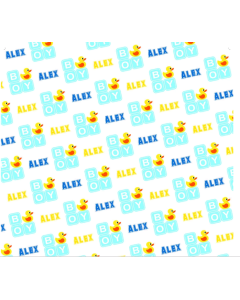 Personalize Baby Shower Gift Wrapping Papers