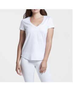 Personalize Womens 100% Polyester V-Neck Tees