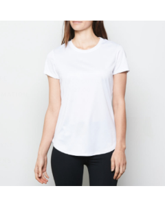 Personalize Womens 100% Polyester Interlock Sports Tee With Mesh Sleeves
