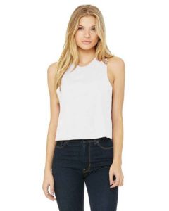 Personalize Bella + Canvas 6682 Ladies' Racerback Cropped Tank  or Similar Quality