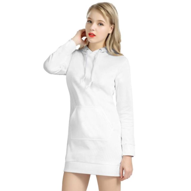 Personalize Women's 95/5 Polyester/Spandex French Terry Hoodie Dress