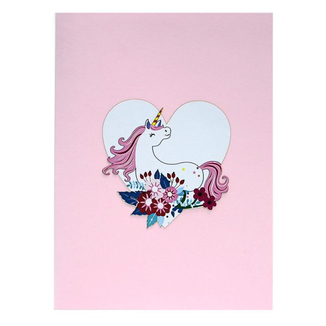 Love Unicorn Pop Up Card